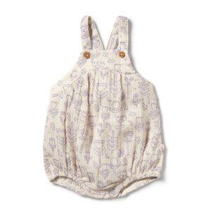 Wilson & Frenchy Organic Crinkle Bodysuit - Flow, 6-12mths NWT